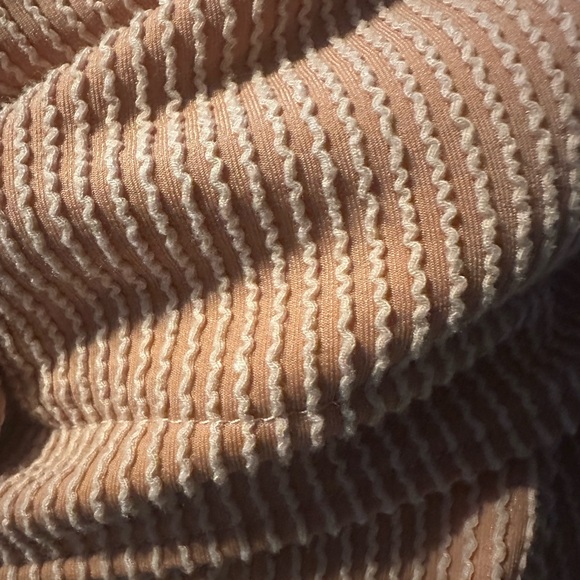 BiBi Ribbed Wide-Leg Jumpsuit in Camel - Picture 8 of 15